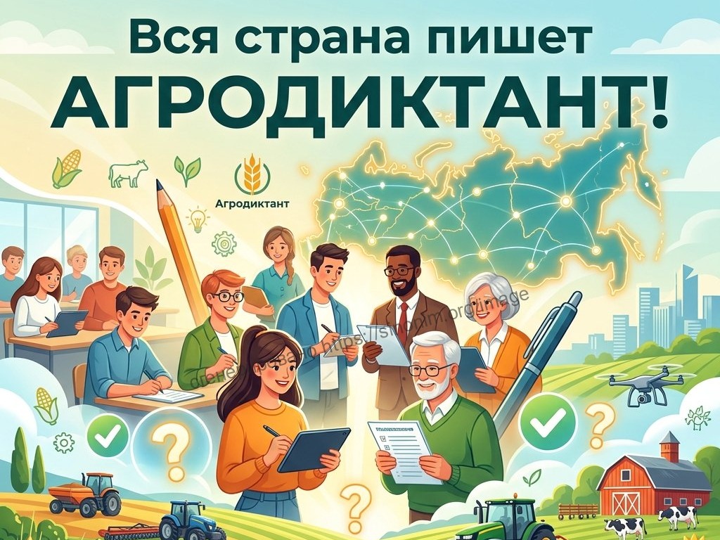 Вся страна пишет Агродиктант! Проверьте свои знания о сельском хозяйстве!.