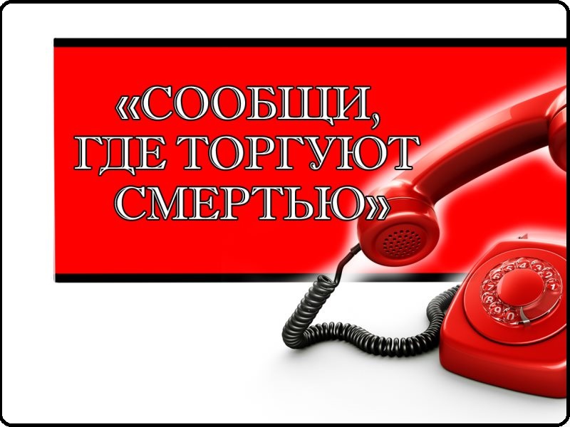 Сообщи, где торгуют смертью!.